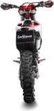 Tubo De Escape Sin Homologación Acústica Lv-X Evo Acero Fondo Carbono - Leovince Compatible Con Ktm 250 Exc-F (2020-2023)