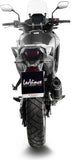 Tubo De Escape Con Homologación Acústica Lv One Evo Acero Negro Fondo Carbono - Leovince Compatible Con Honda Xl 750 Transalp Urban (2025-2026)