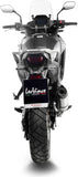Tubo De Escape Sin Homologación Acústica Lv One Evo Acero Fondo Carbono - Leovince Compatible Con Honda Xl 750 Transalp Urban (2023-2024)