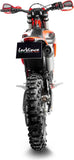 Tubo De Escape Sin Homologación Acústica Lv-X Evo Acero Fondo Carbono - Leovince Compatible Con Beta Rr 430 Racing 4T (2020-2025)