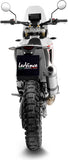 Tubo De Escape Sin Homologación Acústica Lv One Evo Acero Fondo Carbono - Leovince Compatible Con Kove Moto 450 Rally (2023-2024)