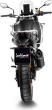 Tubo De Escape Sin Homologación Acústica Lv One Evo Acero Negro Fondo Carbono - Leovince Compatible Con Kove Moto 800 X Pro - Adv (2024-2026)