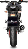 Sistema De Escape Completo Sin Catalizador Y Sin Homologación Acústica Lv One Evo Acero Fondo Carbono - Leovince Compatible Con Yamaha Xsr 125 (2025-2026)