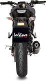 Sistema De Escape Completo Sin Catalizador Y Sin Homologación Acústica Lv One Evo Carbono Fondo Carbono - Leovince Compatible Con Yamaha Mt-125 (2021-2024)