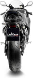 Tubo De Escape Sin Homologación Acústica Lv One Evo Acero Negro Fondo Carbono - Leovince Compatible Con Honda Cbr 600 Rr (2024-2026)