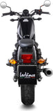Tubo De Escape Sin Homologación Acústica Classic Racer Acero Negro Fondo Acero - Leovince Compatible Con Honda Cmx 500 Rebel (2024-2026)