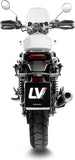 Tubo De Escape Con Homologación Acústica Classic Racer Acero Negro Fondo Acero - Leovince Compatible Con Honda Gb 350 S (2025-2026)