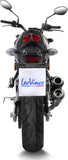 Tubo De Escape Sin Homologación Acústica Gp Duals Acero Fondo Acero - Leovince Compatible Con Suzuki Sv 650 (2016-2024)