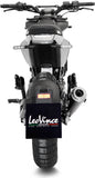 Tubo De Escape Sin Homologación Acústica Gp One Acero Fondo Acero - Leovince Compatible Con Husqvarna Svartpilen 401 (2020-2023)