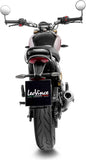 Tubo De Escape Con Homologación Acústica Gp One Acero Fondo Acero - Leovince Compatible Con Triumph Scrambler 400 X (2024-2026)
