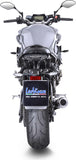 Tubo De Escape Sin Homologación Acústica Lv-10 Acero Negro Fondo Acero - Leovince Compatible Con Yamaha Fz-10 - Sp (2022-2025)