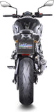 Tubo De Escape Con Homologación Acústica Lv-10 Acero Fondo Acero - Leovince Compatible Con Kawasaki Z 900 A2 (2018-2024)
