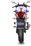 Tubo De Escape Sin Homologación Acústica Lv-10 Acero Fondo Acero - Leovince Compatible Con Honda Cbr 300 R (2014-2017)