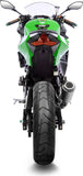 Tubo De Escape Sin Homologación Acústica Lv-10 Acero Fondo Acero - Leovince Compatible Con Kawasaki Ninja 500 - Se (2024-2026)