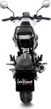 Tubo De Escape Sin Homologación Acústica Lv-10 Acero Negro Fondo Acero - Leovince Compatible Con Husqvarna Vitpilen 401 (2018-2019)