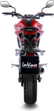 Sistema De Escape Completo Sin Catalizador Y Sin Homologación Acústica Lv-10 Acero Negro Fondo Acero - Leovince Compatible Con Honda Cb 125 R Neo Sports Café (2018-2020)
