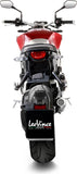 Tubo De Escape Con Homologación Acústica Lv-10 Acero Negro Fondo Acero - Leovince Compatible Con Honda Cb 1000 R Neo Sports Café (2018-2024)