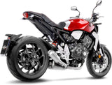 Tubo De Escape Con Homologación Acústica Lv-10 Acero Fondo Acero - Leovince Compatible Con Honda Cb 1000 R Neo Sports Café (2018-2024)
