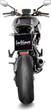 Exhaust Tip Without Sound Certification Lv-10 Steel Black Stainless Steel End Cap - Leovince Compatible With Ktm 1290 Super Duke R (2014-2016)