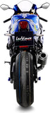 Tubo De Escape Sin Homologación Acústica Lv-10 Acero Negro Fondo Acero - Leovince Compatible Con Suzuki Gsx-R 1000 - R (2017-2021)