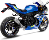 Tubo De Escape Sin Homologación Acústica Lv-10 Acero Fondo Acero - Leovince Compatible Con Suzuki Gsx-R 1000 - R (2017-2021)