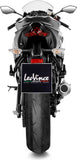 Tubo De Escape Sin Homologación Acústica Lv-10 Acero Negro Fondo Acero - Leovince Compatible Con Kawasaki Zx 6R Ninja (2019-2020)