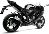 Tubo De Escape Sin Homologación Acústica Lv-10 Acero Fondo Acero - Leovince Compatible Con Kawasaki Zx 6R Ninja (2024-2026)