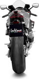Tubo De Escape Sin Homologación Acústica Lv-10 Carbono Fondo Acero - Leovince Compatible Con Aprilia Tuono V4 1100 (2021-2024)