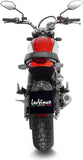 Tubo De Escape Sin Homologación Acústica Lv-10 Acero Negro Fondo Acero - Leovince Compatible Con Ducati Scrambler 800 Urban Motard (2021-2022)