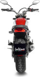 Tubo De Escape Sin Homologación Acústica Lv-10 Carbono Fondo Acero - Leovince Compatible Con Ducati Scrambler 800 Night Shift (2021-2022)
