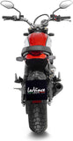 Tubo De Escape Sin Homologación Acústica Lv-10 Acero Full Negro Fondo Acero Negro - Leovince Compatible Con Ducati Scrambler 800 Night Shift (2021-2022)