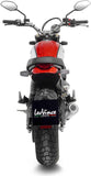Tubo De Escape Sin Homologación Acústica Lv-10 Acero Fondo Acero - Leovince Compatible Con Ducati Scrambler 800 Night Shift (2021-2022)