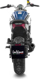 Tubo De Escape Con Homologación Acústica Lv-10 Acero Full Negro Fondo Acero Negro - Leovince Compatible Con Cfmoto 700 Cl-X Heritage (2021-2023)