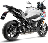 Tubo De Escape Con Homologación Acústica Lv-10 Acero Negro Fondo Acero - Leovince Compatible Con Bmw S 1000 Xr (2020-2023)