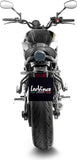 Sistema De Escape Completo Sin Catalizador Y Sin Homologación Acústica Lv-10 Acero Negro Fondo Acero - Leovince Compatible Con Yamaha Yzf-R7 700 (2021-2024)