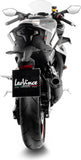Tubo De Escape Sin Homologación Acústica Lv-10 Acero Full Negro Fondo Acero Negro - Leovince Compatible Con Cfmoto 450 Ss - Sr (2023-2024)
