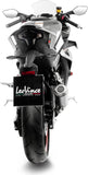 Tubo De Escape Sin Homologación Acústica Lv-10 Acero Fondo Acero - Leovince Compatible Con Cfmoto 450 Ss - Sr (2023-2024)