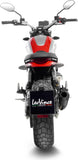 Tubo De Escape Con Homologación Acústica Lv-10 Acero Full Negro Fondo Acero Negro - Leovince Compatible Con Ducati Scrambler 800 Full Throttle (2023-2024)