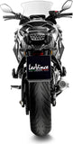 Tubo De Escape Con Homologación Acústica Lv-10 Acero Negro Fondo Acero - Leovince Compatible Con Suzuki Gsx-S 1000 Gt (2021-2024)