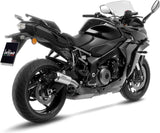 Tubo De Escape Con Homologación Acústica Lv-10 Acero Fondo Acero - Leovince Compatible Con Suzuki Gsx-S 1000 Gt (2021-2024)