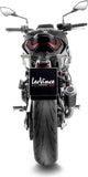 Tubo De Escape Con Homologación Acústica Lv-10 Acero Negro Fondo Acero - Leovince Compatible Con Kawasaki Z 900 (2025-2026)