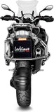 Tubo De Escape Con Homologación Acústica Lv-12 Acero Negro Fondo Carbono - Leovince Compatible Con Bmw R 1250 Gs Adventure (2019-2023)