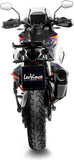 Tubo De Escape Sin Homologación Acústica Lv-12 R Acero Negro Fondo Carbono - Leovince Compatible Con Ktm 1290 Super Adventure R - S (2021-2024)