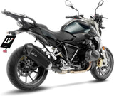 Tubo De Escape Sin Homologación Acústica Lv-12 R Acero Negro Fondo Carbono - Leovince Compatible Con Bmw R 1250 - Rs (2019-2025)