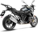 Tubo De Escape Con Homologación Acústica Lv-12 R Acero Fondo Carbono - Leovince Compatible Con Bmw R 1250 - Rs (2019-2025)