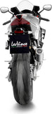Tubo De Escape Sin Homologación Acústica Lv Corsa S Titano Fondo Acero - Leovince Compatible Con Aprilia Tuono V4 1100 Rr (2019-2020)