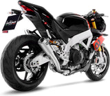 Tubo De Escape Sin Homologación Acústica Lv Corsa Titano Fondo Acero - Leovince Compatible Con Aprilia Rsv4 1100 (2021-2024)
