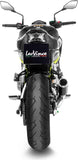 Tubo De Escape Sin Homologación Acústica Lv Corsa Carbono Fondo Acero - Leovince Compatible Con Kawasaki Z 900 A2 (2025-2026)