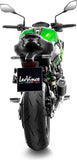 Tubo De Escape Con Homologación Acústica Lv Corsa S Acero Negro Fondo Acero - Leovince Compatible Con Kawasaki Z 900 (2017-2019)