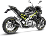 Tubo De Escape Sin Homologación Acústica Lv Corsa Titano Fondo Acero - Leovince Compatible Con Kawasaki Z 900 (2025-2026)